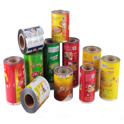 104 Mikrometer VMPET PET Plastikverpackungsfolie-Frucht Chips Plastic Food Wrap Film