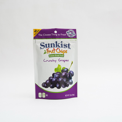 Frucht 1.2oz bricht VMPET-Stand herauf das Reißverschluss-Taschen-wiederversiegelbarer Beutel-Kunststoffgehäuse ab