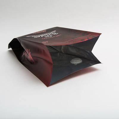 Aufbereitete Kaffee-Taschen mit Ventil und flache untere Kaffee-Beutel-kundenspezifischer Kaffee-Verpackentaschen Reißverschluss zumachen