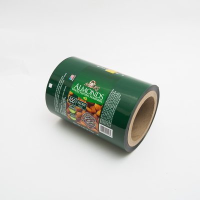 Nahrungsmittelverpackungsfolie der Mandel-0.63OZ wickeln Plastikfilmstreifen Logo Printed ein
