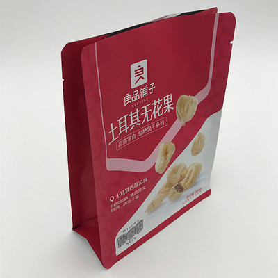 Multi Schicht-prüfen flaches unteres stehendes Beutel-Leck VMPET-Zipverschluß sich bauscht für das Verpacken