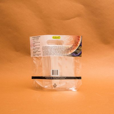 trockene Verpackentaschen OPP CPP 80mm PAs Obst- und Gemüsemit Reißverschluss