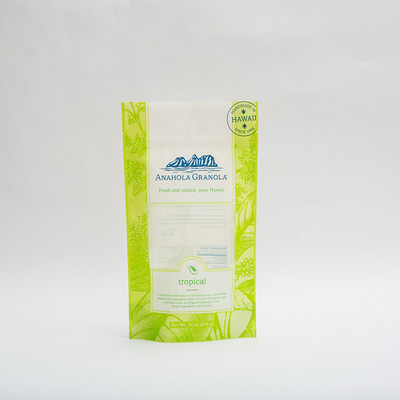 Granola-kundenspezifische Plastiktaschen 24OZ Anahola für das Nahrungsmittelplastikbeutel-Verpacken der Lebensmittel