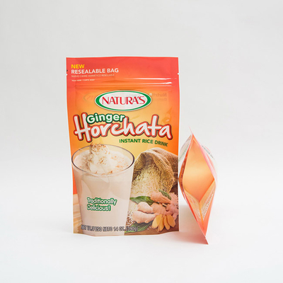 14OZ druckte Plastikstand herauf Beutel-sofortiger Reis-kundenspezifische Verpackentaschen mit Reißverschluss