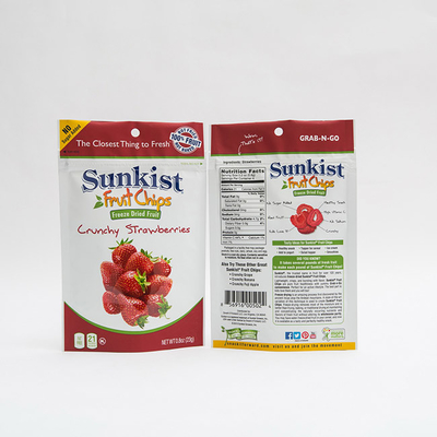 80mm, die Lech OPV herauf Zip-Verschluss-Beutel stehen, druckten Plastik-trockene Verpackungs-Tasche der Frucht-0.8oz