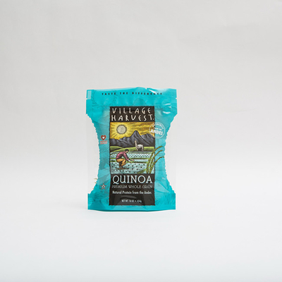 Quinoa 10oz PET12 sät Verpacken- der Lebensmitteltaschen mit klarem Fenster-Gravüren-Drucken