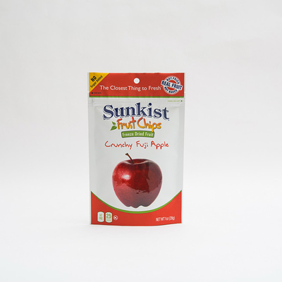 1OZ trockenes Apple Chips Stand Up Pouch Bag mit Zipverschluss-dem kundenspezifischen Ziptaschen-Verpacken