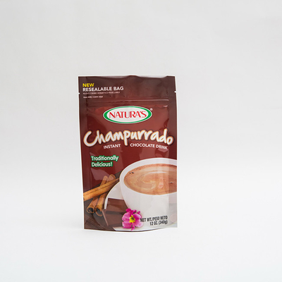 Stand-oben Beutel 340g Champurrado sofortige verpackende Tasche Hocolate mit Reißverschluss
