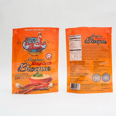 Kunststoffgehäuse-Taschen stehen ein 105 Mikrometer-16OZ oben Beutel für das Verpacken der Lebensmittel