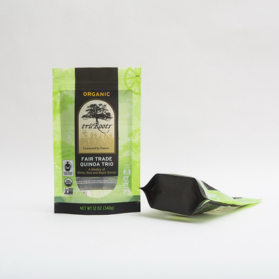 der Quinoa-12oz Zipbeutel Trio-Verpacken- der Lebensmittelder taschen-112micron für Nahrung