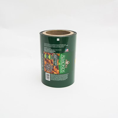 Nahrungsmittelverpackungsfolie der Mandel-0.63OZ wickeln Plastikfilmstreifen Logo Printed ein
