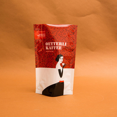 Kaffee 500g 1000g stehen oben Plastikkaffee-Taschen der Beutel-PA15 für gemahlener Kaffee-Bohnen