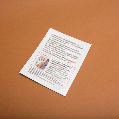 Stand 150g 70mm herauf Beutel-kundenspezifischen verpackenden kleinen Hund behandeln Verpackentaschen