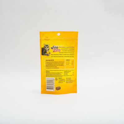 92 Mikrometer PE80 stehen oben Nahrung- für Haustiereverpackentasche Plastikmultivitamin Cat Food Package